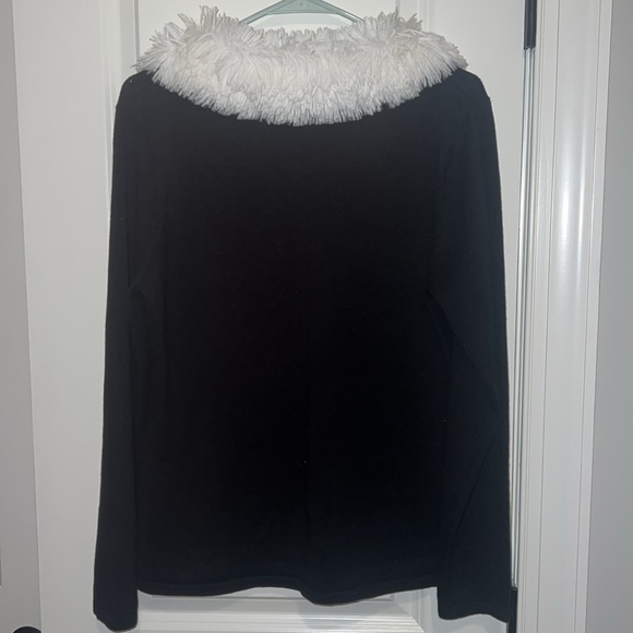 Jack B. Quick Holiday Vintage Light zip up jacket w Faux fur collar snow size L - Picture 2 of 7